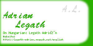 adrian legath business card